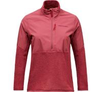 Peak Performance - Polaire zippée en Polartec Alpha® - W Freelight Alpha Half Zip Wild Rouge pour Femme - Taille XS Rouge XS
