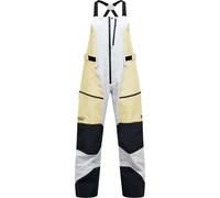 Peak Performance - Salopette imperméable de ski en GORE-TEX® PRO - W Vertical Gore-Tex Pro Bib Antarctica Alpine Harvest - Taille M - Blanc Blanc M