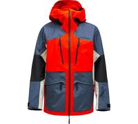 Peak Performance - Veste de ski en GORE-TEX - M Vertical Gore-Tex Pro 3L Jacket Solar Burst Mountain Mist pour Homme - Taille XL - Rouge Rouge XL
