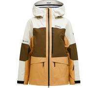 Peak Performance - Veste de ski en GORE-TEX - W Gravity Gore-Tex 3L Jacket Sierra Sand Meadow Moss pour Femme - Taille M - Marron Marron M