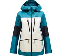 Peak Performance - Veste de ski imperméable et respirante en GORE-TEX® PRO - W Vertical Gore-Tex Pro Jkt Hydro Fresh Sand Fog Infinity Teel pour Femme Noir S