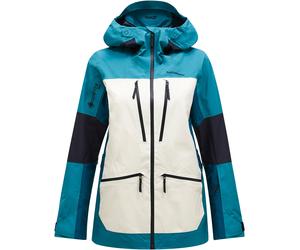 Peak Performance - Veste de ski imperméable et respirante en GORE-TEX® PRO - W Vertical Gore-Tex Pro Jkt Hydro Fresh Sand Fog Infinity Teel pour Femme Noir S
