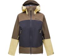 Peak Performance - Veste de ski imperméable - M Vislight Gore-Tex C-Knit Jacket Terrain Tan Motion Grey - Taille M - Marron Marron M