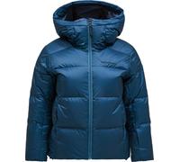 Peak Performance - Veste de ski isolante en duvet - W Glissade Down Jacket Mountain Lake pour Femme - Taille S - Bleu Bleu S