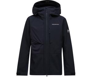 Peak Performance - Veste imperméable de ski de randonnée - M Ascent Softshell Jacket Black en Softshell - Taille S - Noir Noir S