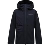 Peak Performance - Veste imperméable de ski de randonnée - M Ascent Softshell Jacket Black pour Homme en Softshell - Taille S - Noir Noir S