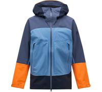 Peak Performance - Veste légère de protection GORE-TEX - M Vislight Gore Ombre Blue/Shallow/Orange Dune pour Homme - Taille S - Navy Navy S