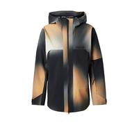 PEAK PERFORMANCE Veste outdoor 'Edge 3L AOP' gris / orange clair / noir, Taille XXL