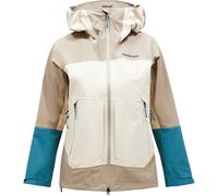 PEAK PERFORMANCE W Vislight Gore-tex C-knit 3l Shell Jacket - Femme - Beige / Bleu - taille L- modèle 2025