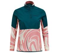 Peak Performance - Women's Aop Freelight Alpha Half Zip - Veste polaire - L - swirl map