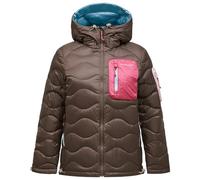 Peak Performance - Women's Helium Utility Down Hood - Doudoune - XS - terrain tan / mountain blush