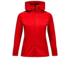Peak Performance - Women's Rider Essentials Zip Hood - Veste polaire - M - red pompeian