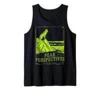 Peak Perspectives Loup sur Rocher Design Vintage Débardeur
