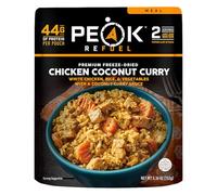 Peak Refuel Chicken Curry à la noix de coco, gel dried Backpacking and Camping Food Amazing Taste & Quality, High Protein, Real Meat, Quick Prep (2 Pouchs)