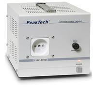 Peak Tech P 2240 - Transformateur d'Isolement, Appareil de Mesure, Noyau Toroïdal, Isolation Galvanique e Protection 1, Tension d'Entrée : 230 V, Puissance de Sortie : 500 W - 160x125x235 mm