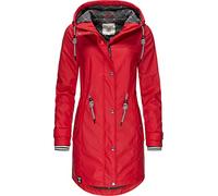 Peak Time L60042 Veste de Pluie Transition Outdoor pour Dame avec Capuche Rouge21 XS