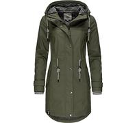 Peak Time L60042 Veste de Pluie Transition Outdoor pour Dame avec Capuche Vert21 3XL