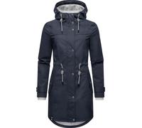 Peak Time Manteau fonctionnel bleu nuit / gris clair, Taille XL