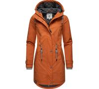 Peak Time Manteau fonctionnel gris / orange / noir, Taille XXXL