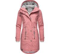 Peak Time Manteau fonctionnel rose / blanc, Taille XS