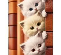 Peaking Kittens Composition Book