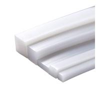 Peakjune Bande D'éTanchéIté CarréE en Caoutchouc De Silicone Solide,Bande D'éTanchéIté en Silicone Solide Haute TempéRature,Bande Plate Solide en Silicone,AntidéRapante,for Joint Marin,FenêTre