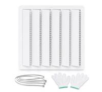 Peakjune DéFlecteur De Ventilation,DéFlecteur De Climatiseur De Couverture D'Unité Ca ExtéRieure,Couvercle de Guide de Vent de déflecteur Anti-soufflage Direct,pour condenseur de Pompe à Chaleur