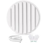 Peakjune DéFlecteur De Ventilation,DéFlecteur De Climatiseur De Couverture D'Unité Ca ExtéRieure,Couvercle de Guide de Vent de déflecteur Anti-soufflage Direct,pour condenseur de Pompe à Chaleur