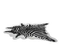 Peakjune Moquette en Fausse Fourrure de Vache,Tapis en Peau De Vache SynthéTique,Cow Skin Rug,Tapis en Fausse De ZèBre,Tapis de Vache à la Fourrure d'art,Doux,pour Chambre à Coucher ou canapé