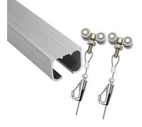 Peakjune Rail pour Accrocher des Tableaux,SystèMe D'Accrochage pour Tableaux,Cimaise pour Tableau,Capacité De Charge éLevéE,Convient Aux Salons,Couloirs,Galeries,Chambres Et Bureaux
