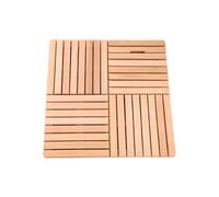 Peakjune Tapis de Bain en boiss,caillebotis Douche,Tapis de Bain en Boiss,Tapis en Boiss Naturel antidérapant,séchage Rapide,Motif boiss Naturel,hygiénique,Tapis idéal pour Salle de Bain