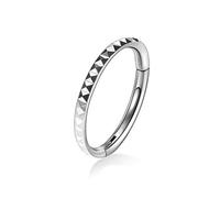 PEAKLINK Anneaux de nez à charnière en acier chirurgical 316L 18G 16G sans couture pour nez, conque, septum, cartilage, hélix, tragus, rook, daith, lobe bijoux de piercing, Métal, Autre