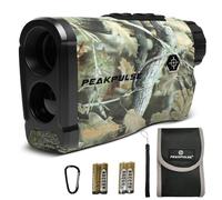 PEAKPULSE Télémètre de chasse 1400 m - Zoom 6x, compensation d'angle, étanchéité IP54 pour chasseur de cerfs et d'arcs
