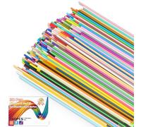 PeakQust Lot de 340 recharges de filament pour stylo 3D, 34 couleurs 2,5 mm P asse température d'impression pour stylo 3D 3doodler Start