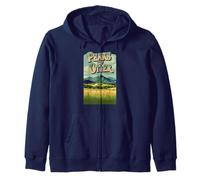 Peaks of Otter Blue Ridge Parkway Vintage WPA Style Artistic Sweat à Capuche