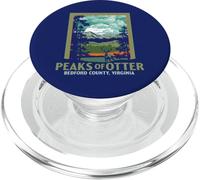 Peaks of Otter Retro Blue Ridge Parka WPA Style Vintage PopSockets PopGrip pour MagSafe