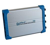PeakTech 1331 - Oscilloscope pour PC, 4 canaux, 100 MHz, 1GS/s, interface USB et LAN, logiciel PC, P 1326