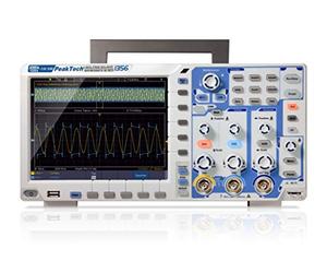 PeakTech 1356 - Oscilloscope à mémoire 2 canaux "tout-en-un" 60 MHz - Max. 1 GS/S et 12 bits A/D - avec USB, Lan et écran tactile 8" TFT couleur