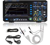 PeakTech 1400 - Oscilloscope numérique compact 2 canaux - Bande passante de l'oscilloscope 5 MHz - Taux d'échantillonnage rapide 100 MS/s