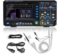 PeakTech 1402 - Oscilloscope numérique 2 canaux [garantie de 3 ans] 20 MHz, 250MS/s, interface USB, logiciel PC, P 1402 Oscilloscope, noir, oscilloscope USB, oscilloscope multimètre
