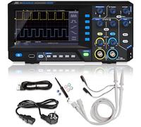 PeakTech 1403 - Oscilloscope numérique 2 canaux [garantie de 3 ans] 50 MHz, 500MS/s, interface USB, logiciel PC, P 1403 Oscilloscope, noir, oscilloscope USB, oscilloscope multimètre