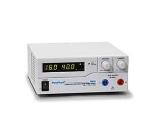 PeakTech 1525 - Générateur de Laboratoire DC 1-16V / 0-40A avec Affichage LED à 3 Chiffres, Alimentations, 3 Préréglages Enregistrables, Protection Contre Les Surcharges - 200~240V AC