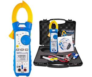 PeakTech 1670 - Pince Ampermètrique RMS avec 4.0 Bluetooth & App 1000A AC/DC, Éclairage LED, 50.000 Counts, Multimètre, Pince de Mesure, TÜV/GS, Voltmètre, Ampèremètre, Mesures de Courant