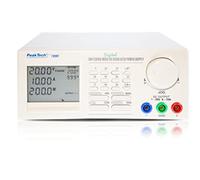 PeakTech 1890 - Alimentation à découpage Progr. DC 1-20 V/0-10 A DC y compris affichage LCD à 4 chiffres, transformateur avec port USB & RS-232/485