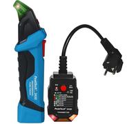 PeakTech 3432 Détecteur de fusibles/circuit électrique avec testeur de prise 230 V Schuko