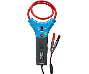 PeakTech 4205 - Adaptateur flexible de pince ampèremétrique 30/300 / 3000 A AC pour multimètre, fiche de raccordement 4 mm, ampèremètre