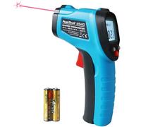 PeakTech 4940 thermomètre/pyromètre infrarouge avec laser, -50°C ... 600°C, rapport de point de mesure 12:1, pour une mesure rapide de la température de surface 0,5s, émissivité 0,95 fixe