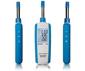 PeakTech 5039 - Appareil Professionnel de Mesure de la température et de l'humidité ambiante, Thermo-hygromètre, thermomètre numérique