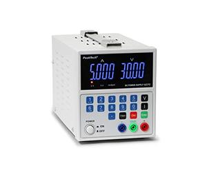 PeakTech 6070 - Alimentation de Laboratoire DC 0-30V / 0-5A, Alimentation Stabilisée à Découpage, Protection contre les Surcharges et les Courts-Circuits, Refroidissement Passif