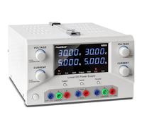 PeakTech 6193 - Alimentation de laboratoire 2 x 0-30 V / 0-5 A DC SELV linéaire Alimentation avec transformateur d'isolement, alimentation de laboratoire avec USB & logiciel